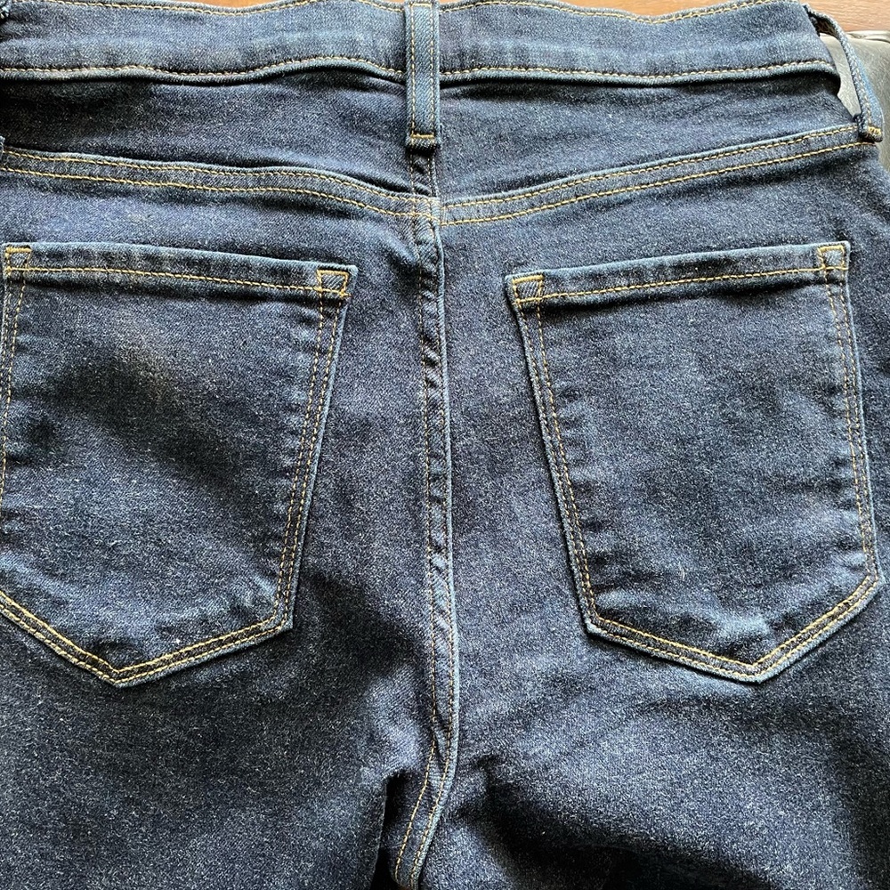 Banana Republic High-rise skinny fit jeans size 26 (2) NWOT darkest wash - Picture 5 of 12